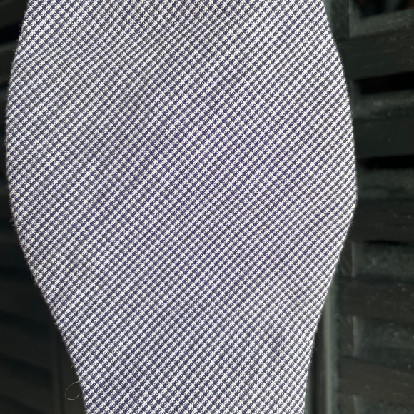 Onassis bow tie tiny purple checks - Picture 2 of 7
